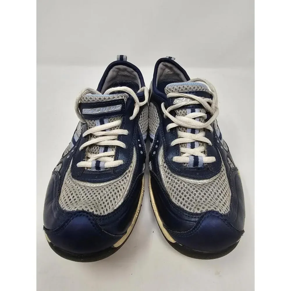 Skechers Womens Sport Muse Mystical Gray & Silver Athletic Shoe‎ Shoe 8